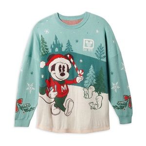 Mickey Mouse Holiday Spirit Jersey Sweater - WDW ❄️⛄️